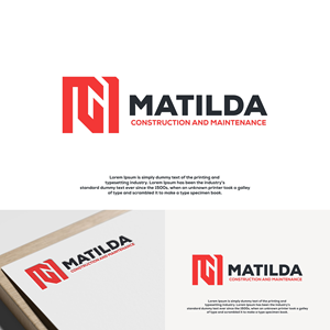 Logo Design by izdihaar studio for Matilda Construction and Maintenance | Design: #33380995