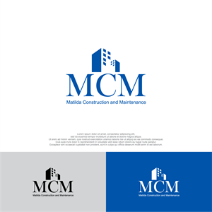 Logo Design by JoiceSinatra for Matilda Construction and Maintenance | Design: #33396607