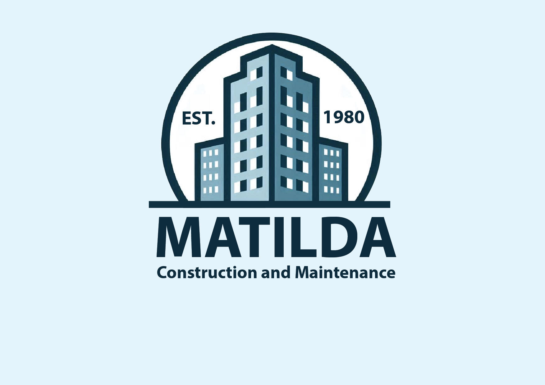 Logo Design by @gus for Matilda Construction and Maintenance | Design #33379604