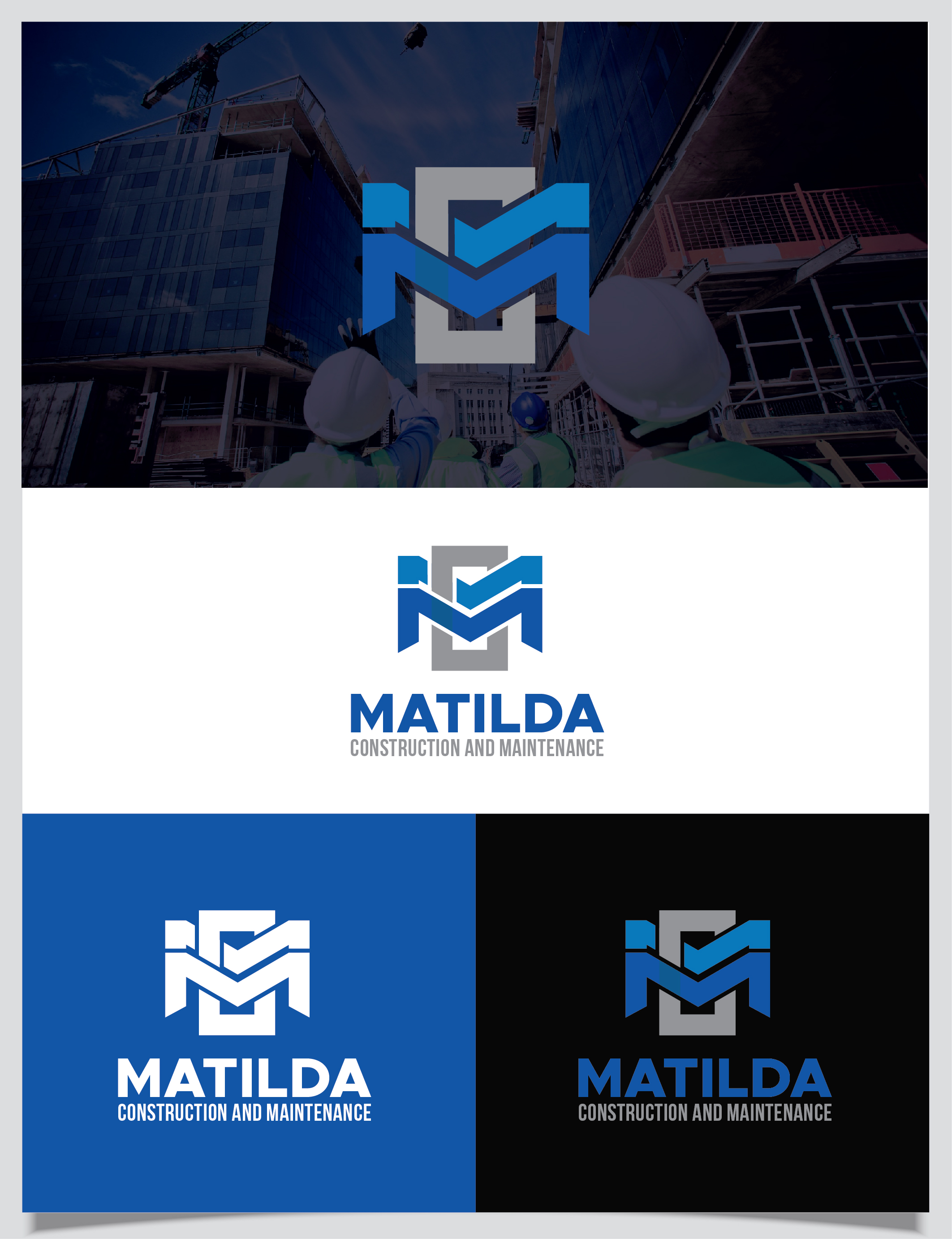 Logo Design by creativeoutline for Matilda Construction and Maintenance | Design #33379876