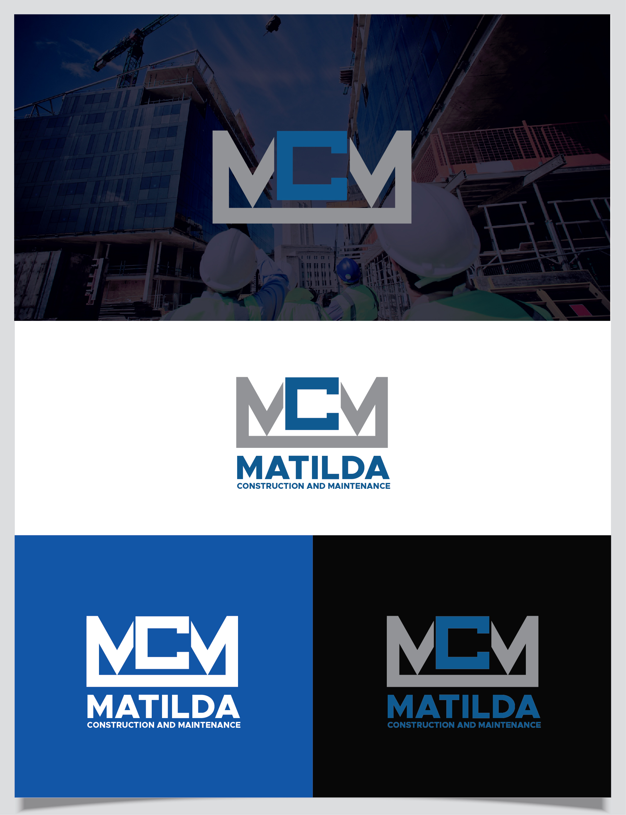 Logo Design by creativeoutline for Matilda Construction and Maintenance | Design #33380244