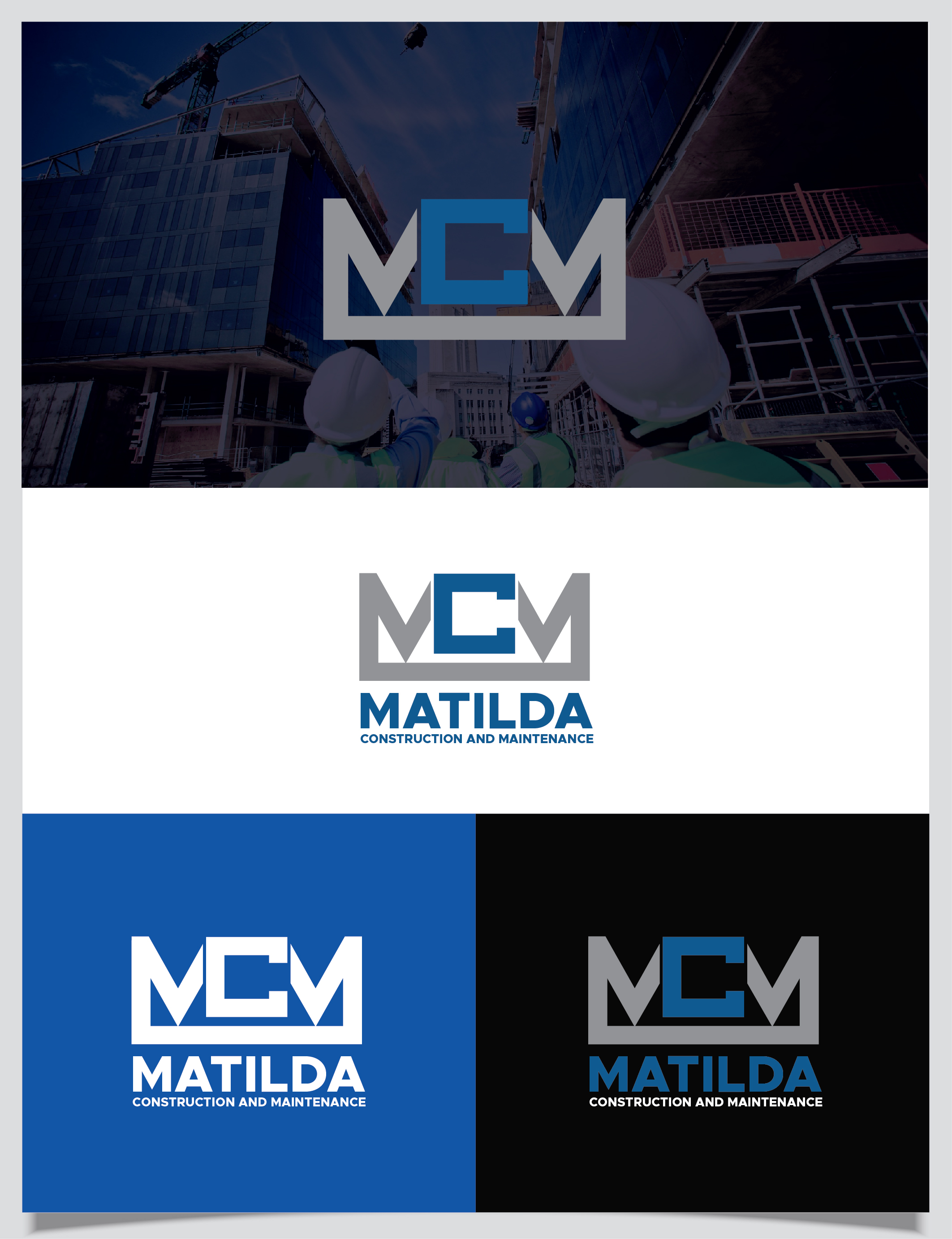Logo Design by creativeoutline for Matilda Construction and Maintenance | Design #33380245