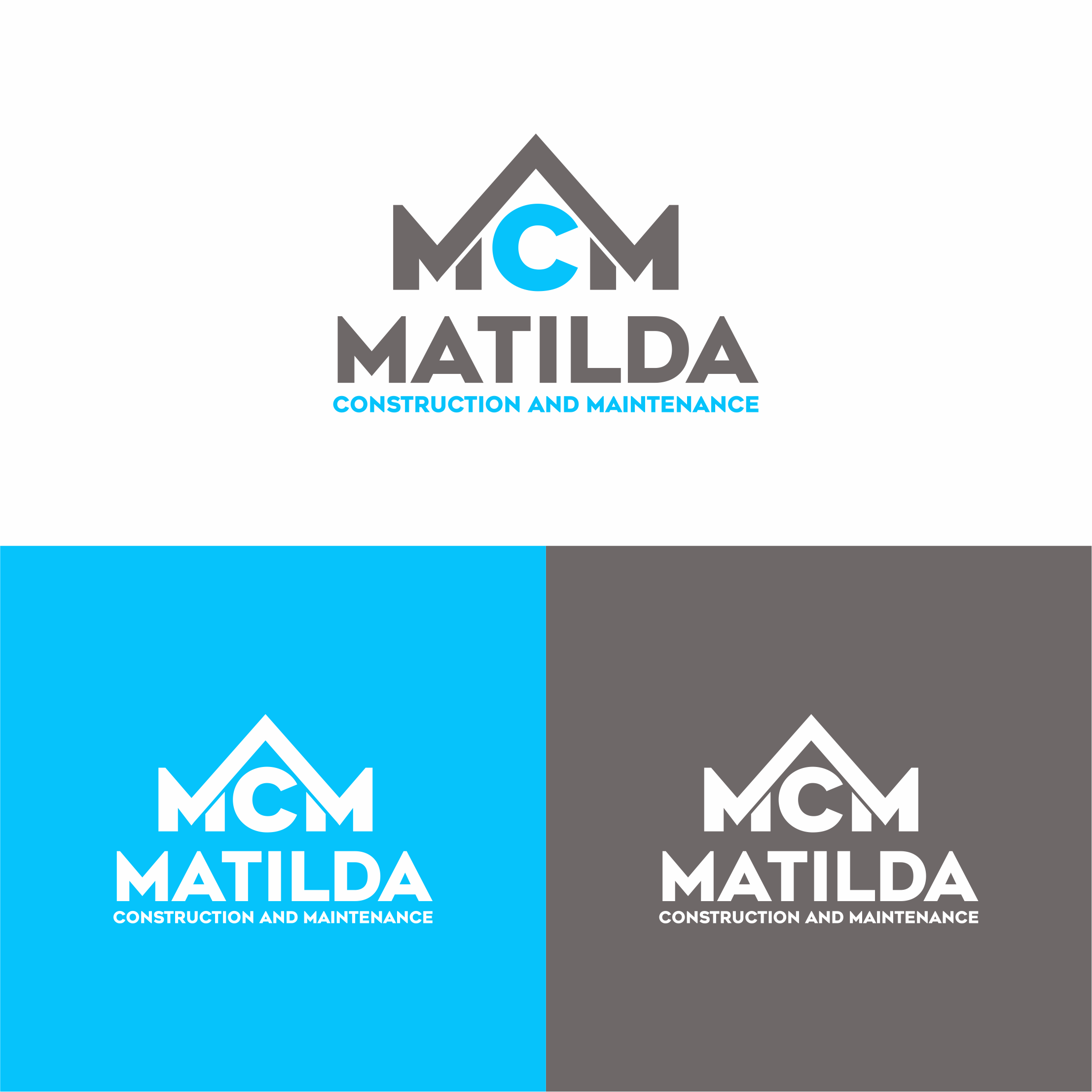 Logo Design by achil78 for Matilda Construction and Maintenance | Design #33376066