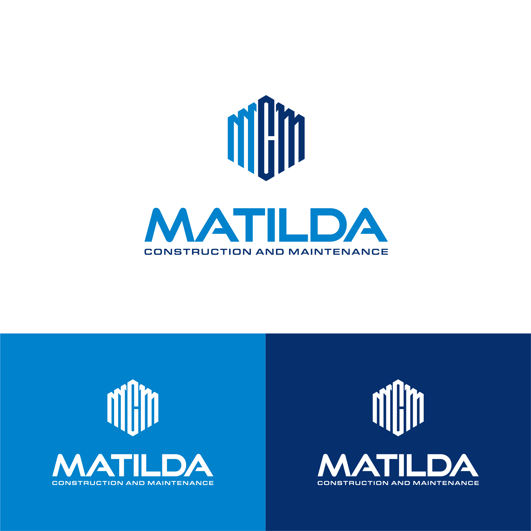 Logo Design by The Lion Studios for Matilda Construction and Maintenance | Design #33376165