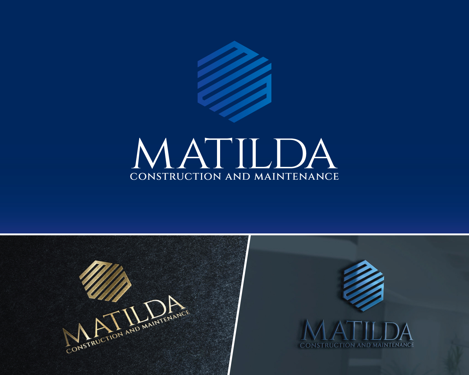 Logo Design by Atec for Matilda Construction and Maintenance | Design #33382394