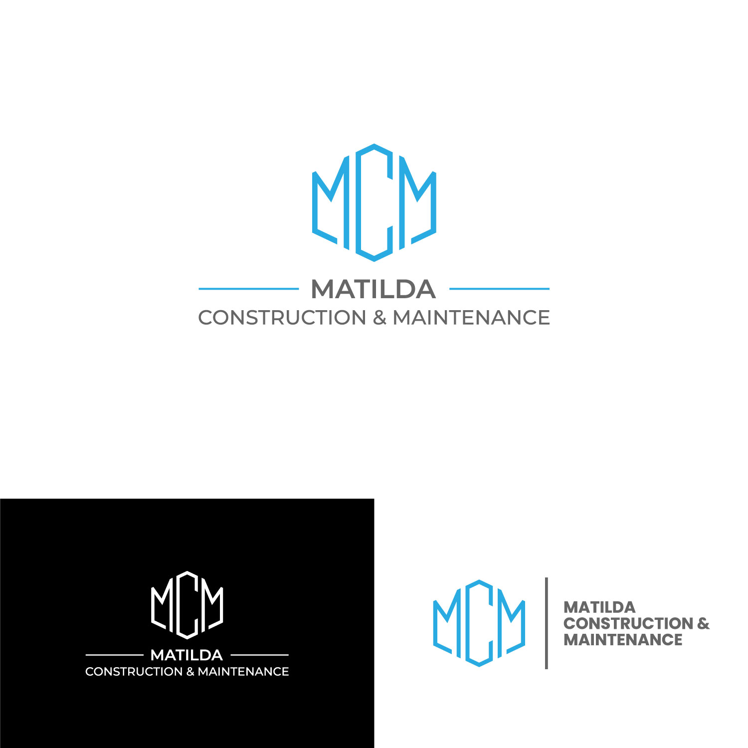 Logo Design by Onerio for Matilda Construction and Maintenance | Design #33387044