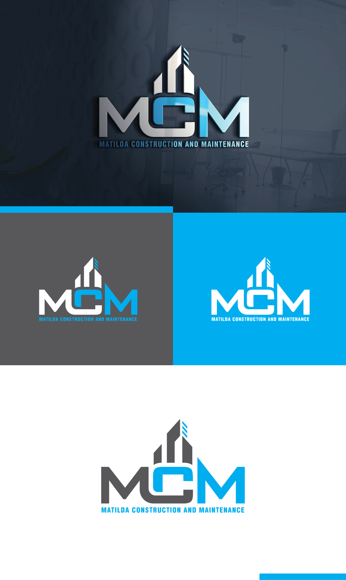 Logo Design by creativepix for Matilda Construction and Maintenance | Design #33373475