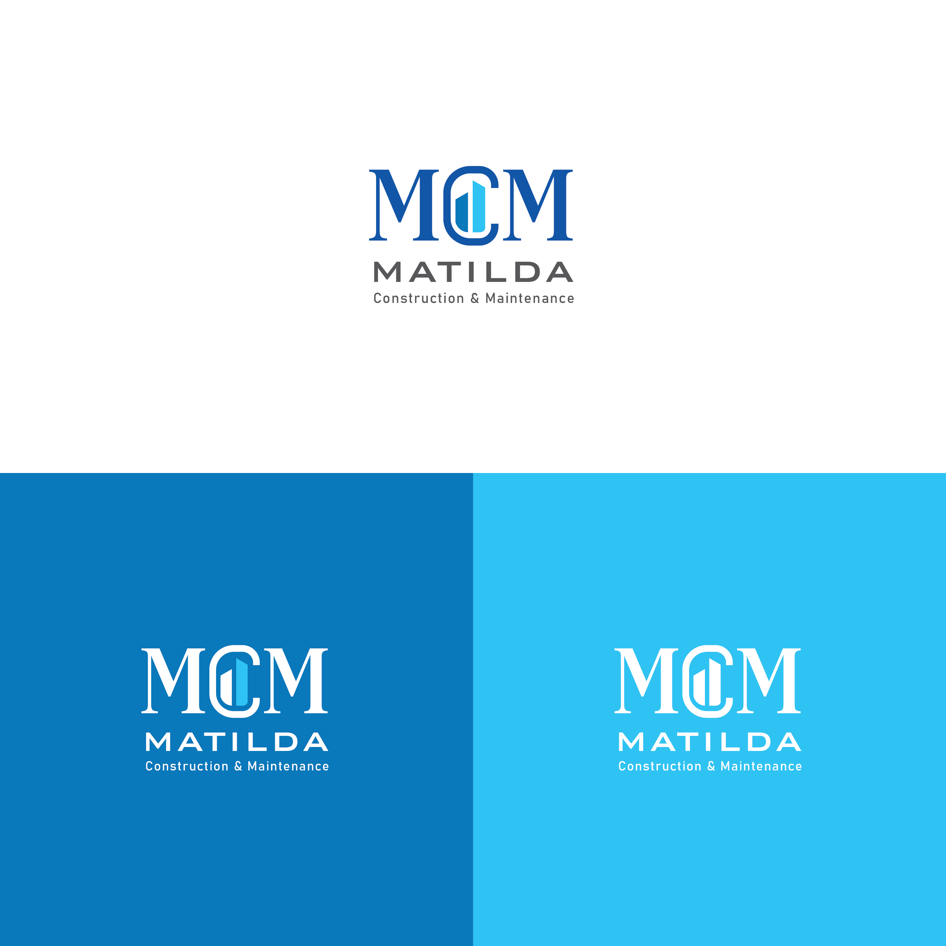 Logo Design by Muhammad Imran 3 for Matilda Construction and Maintenance | Design #33372952
