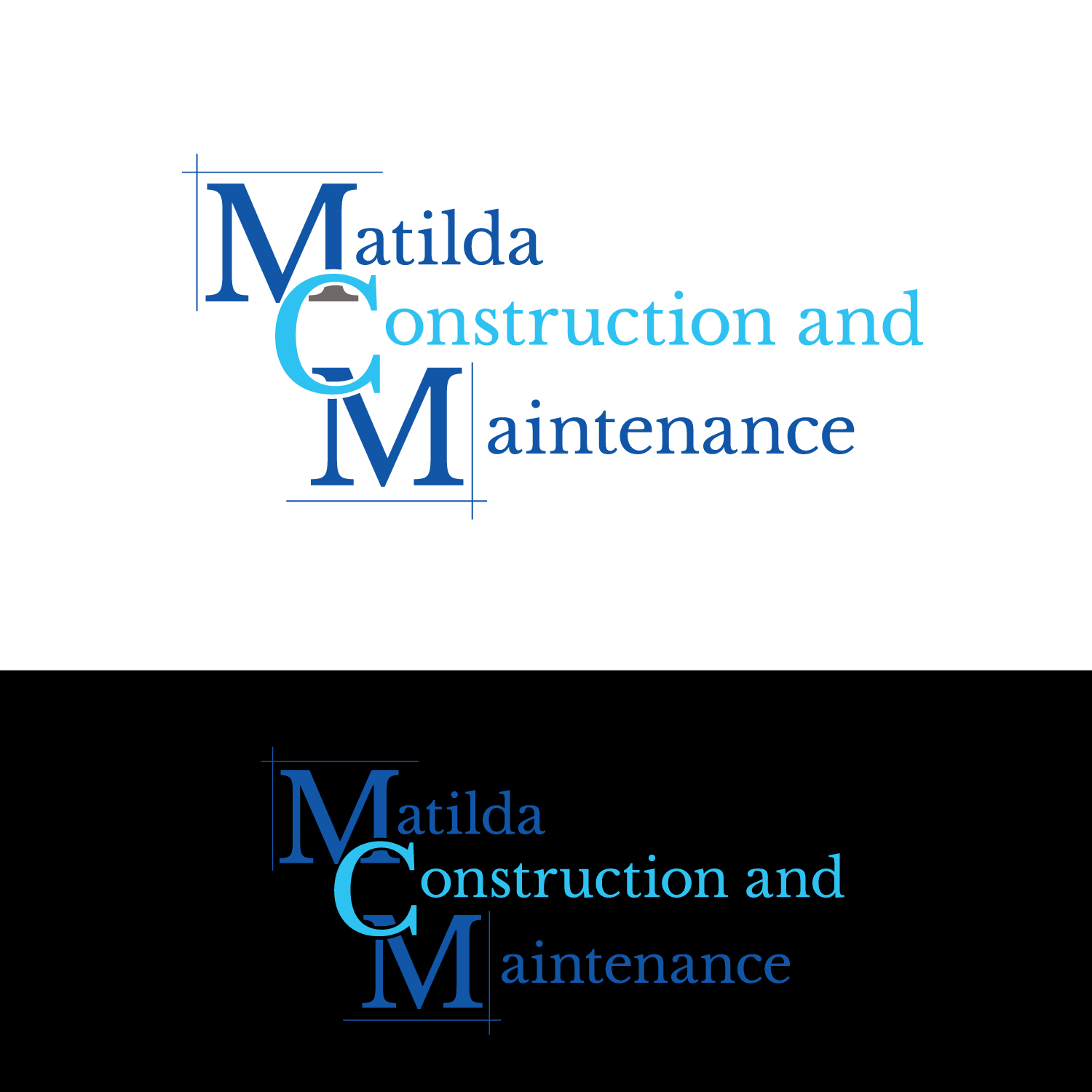 Logo-Design von GODDREAMCREATION für Matilda Construction and Maintenance | Design #33398131