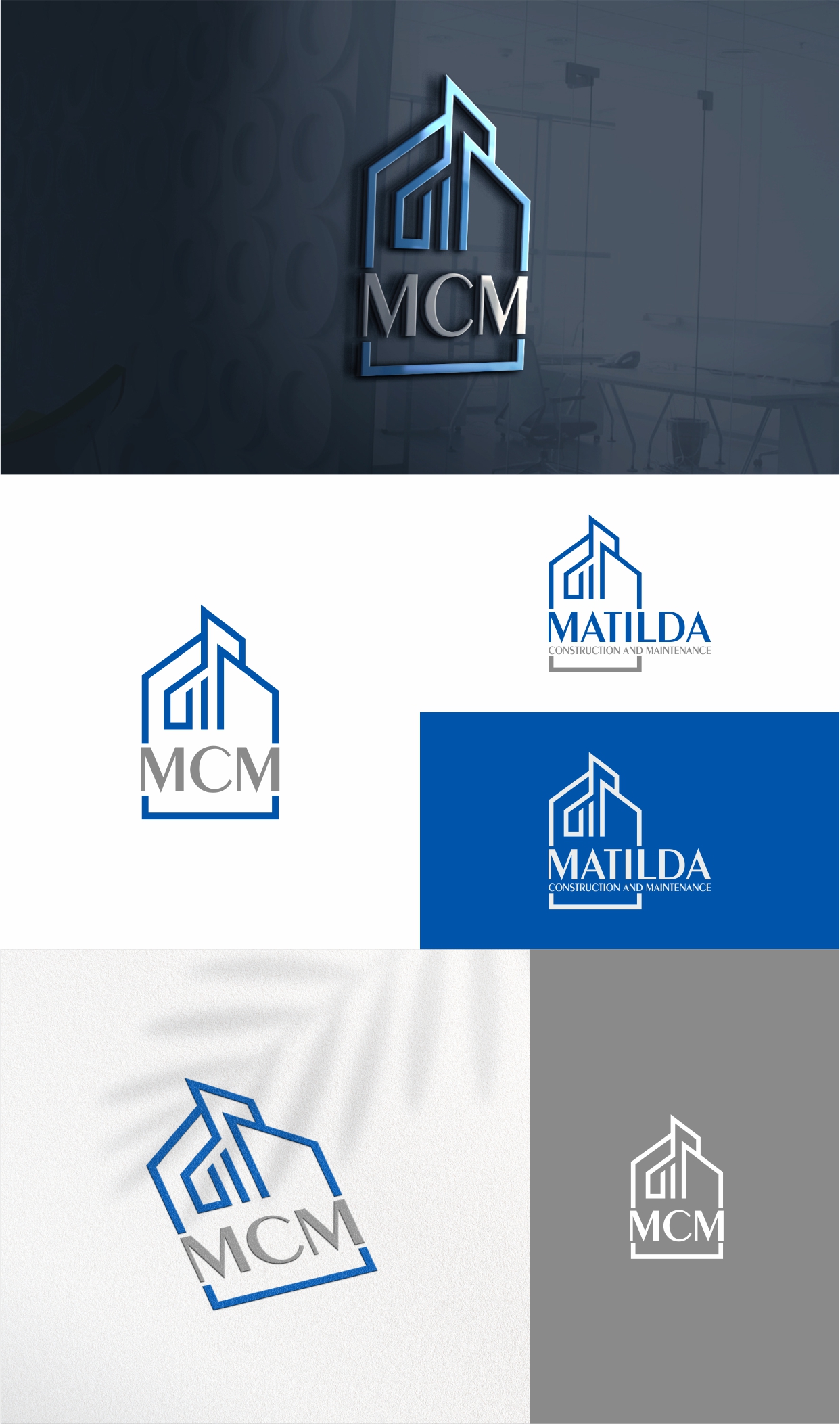 Diseño de Logo por creativechauhan1989 para Matilda Construction and Maintenance | Diseño #33372825