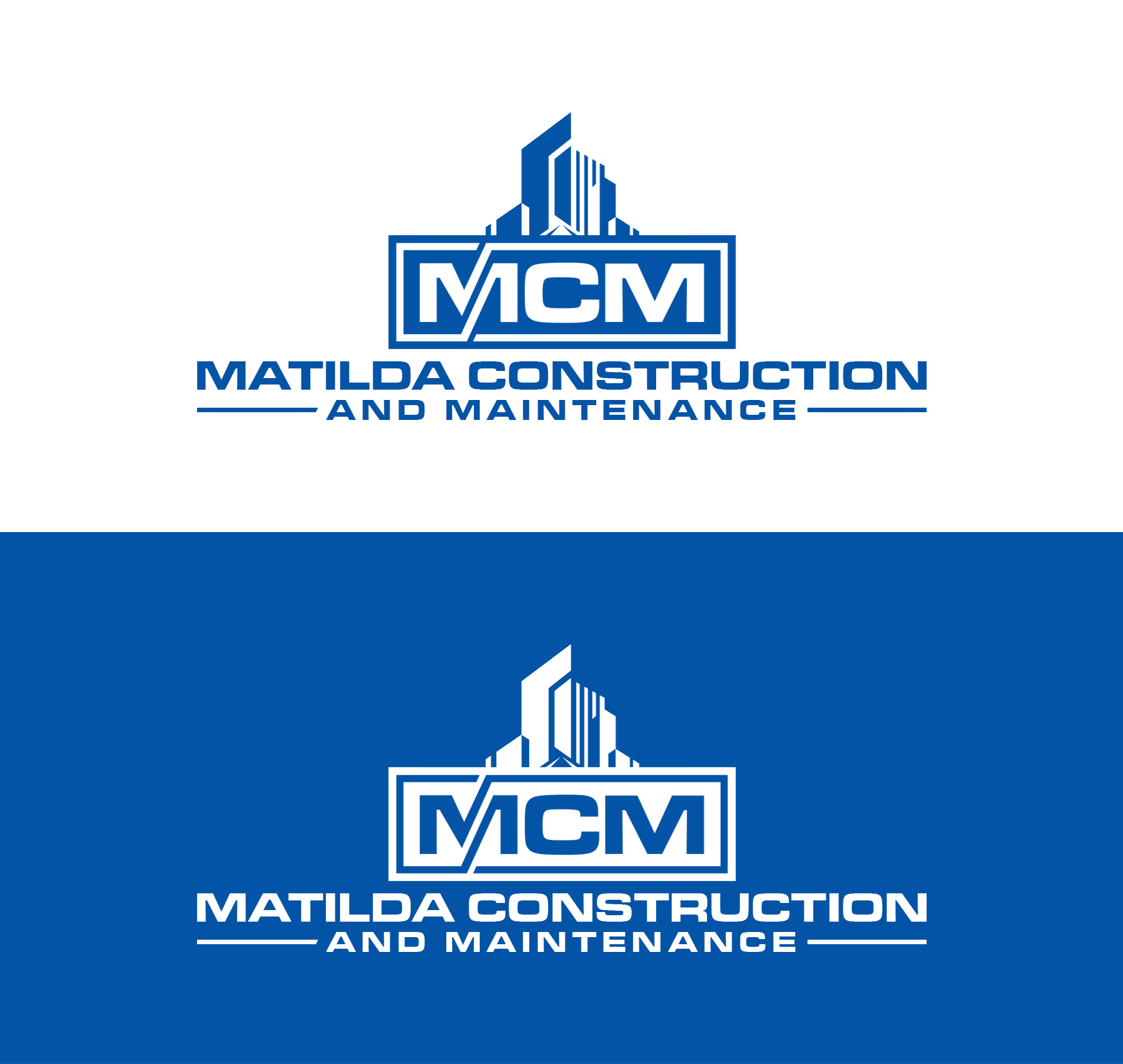 Logo Design by Soonia for Matilda Construction and Maintenance | Design #33380171