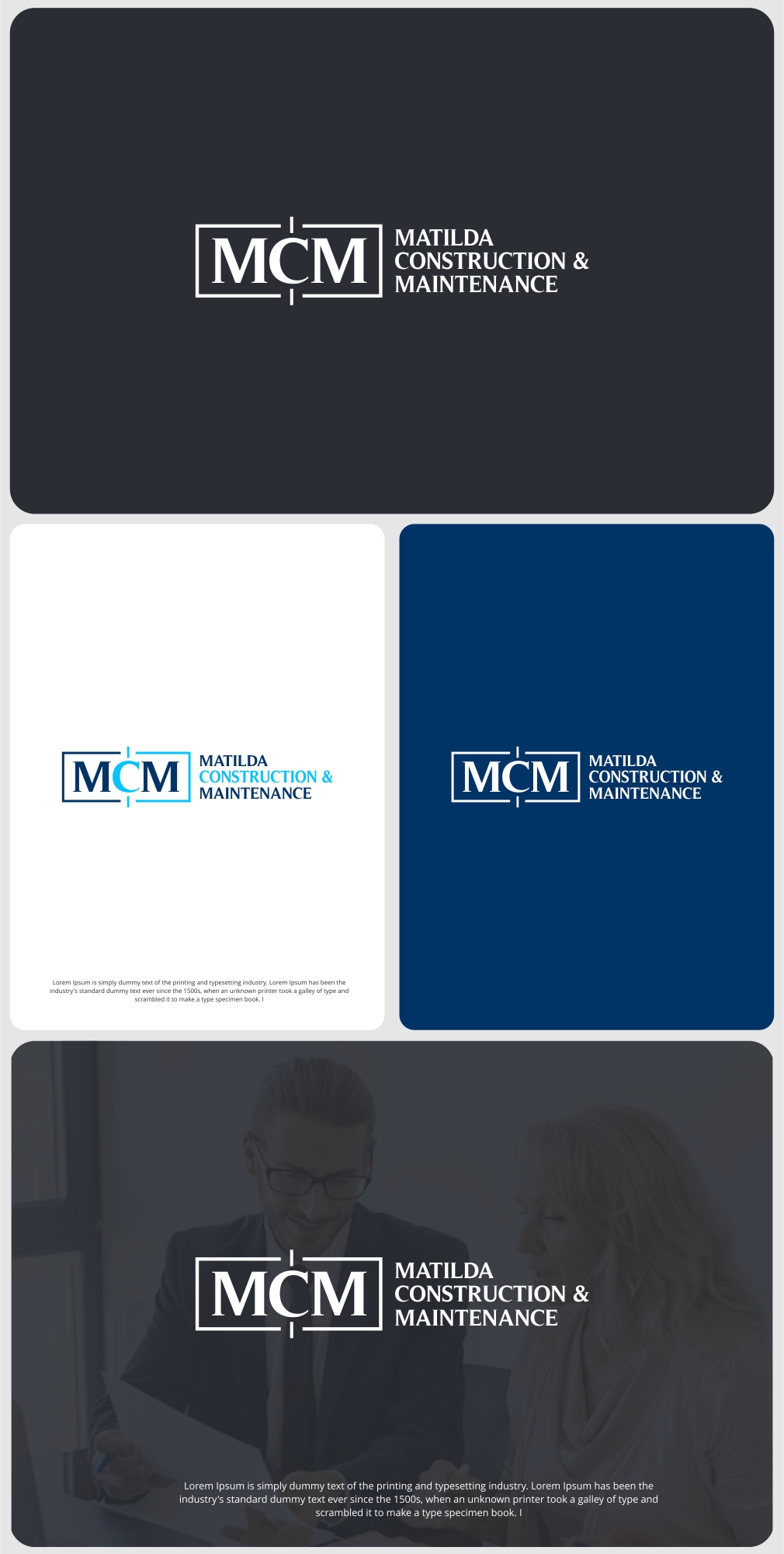 Logo Design by SigmaStudio for Matilda Construction and Maintenance | Design #33392140