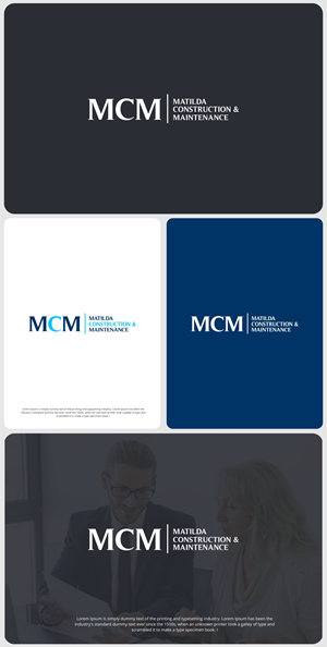 Logo Design by SigmaStudio for Matilda Construction and Maintenance | Design: #33392142