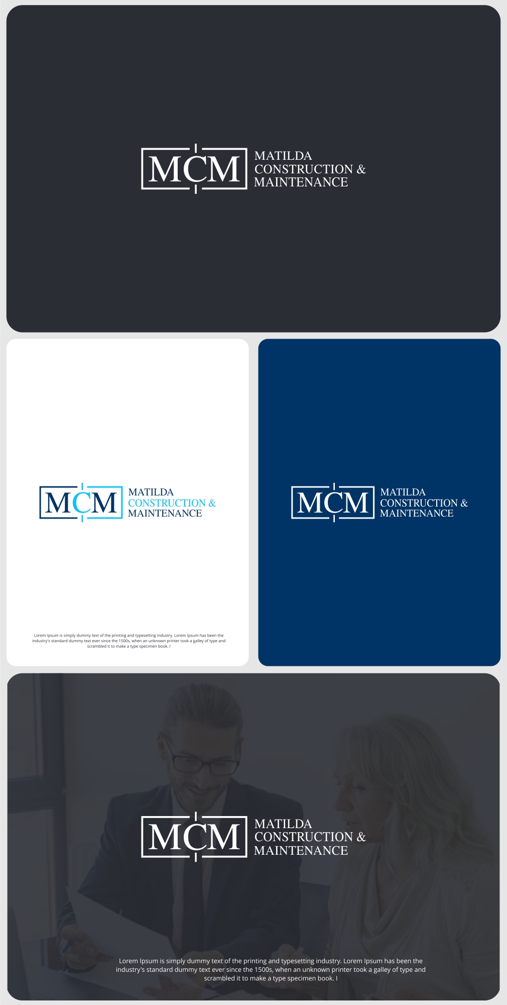 Logo Design by SigmaStudio for Matilda Construction and Maintenance | Design #33392189