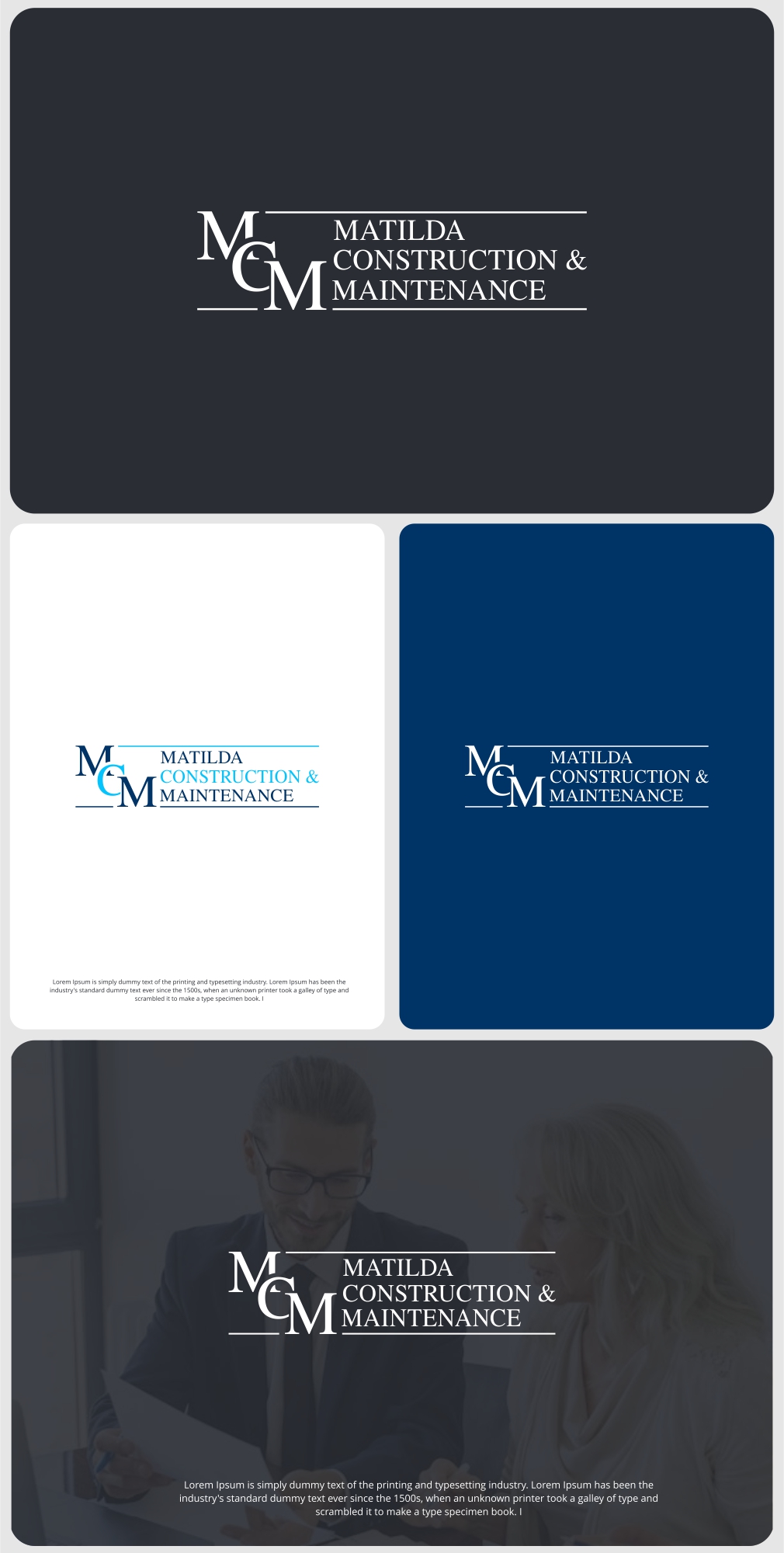 Logo Design by SigmaStudio for Matilda Construction and Maintenance | Design #33392190