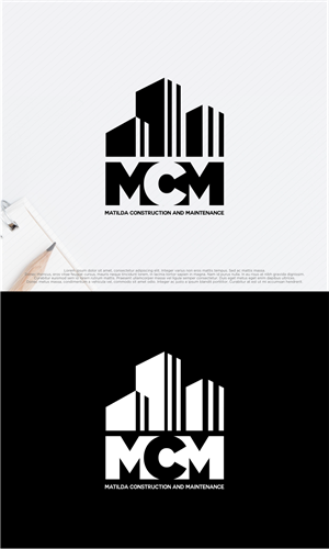 Logo Design by shiroRo for Matilda Construction and Maintenance | Design: #33386434