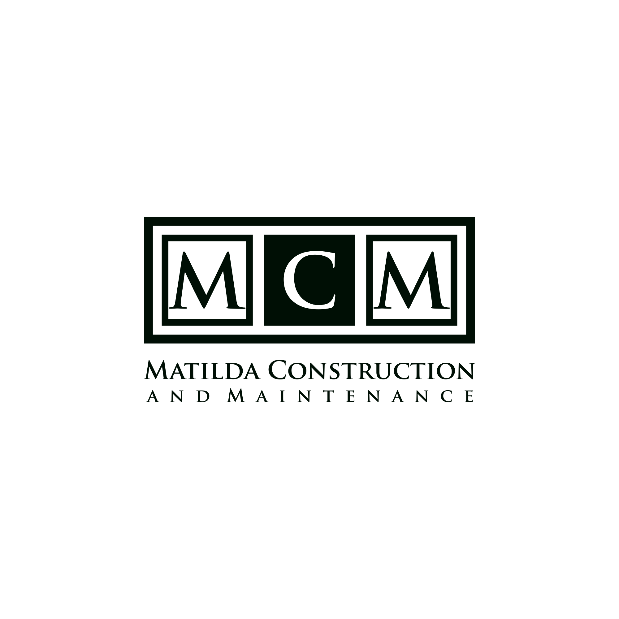 Logo Design by perang for Matilda Construction and Maintenance | Design #33394835