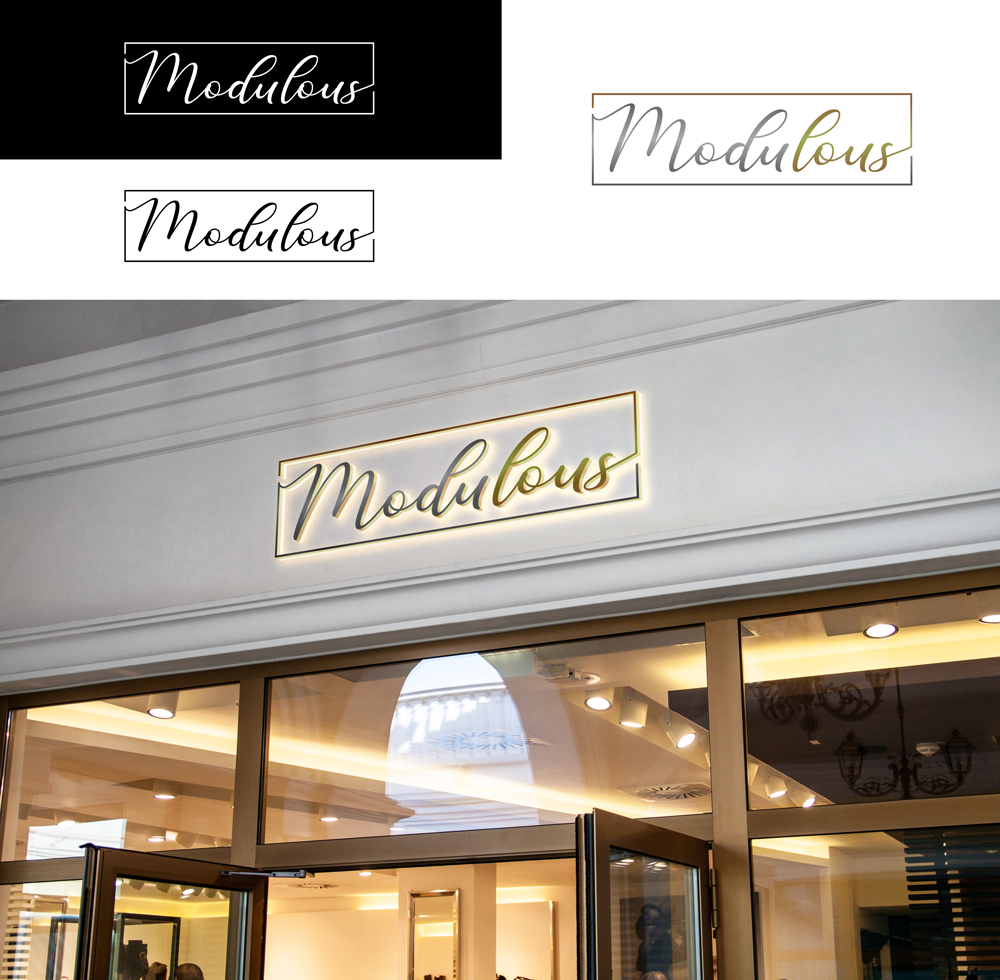 Logo Design by RA-bica for Modulous Cabinet Systems | Design #33387117