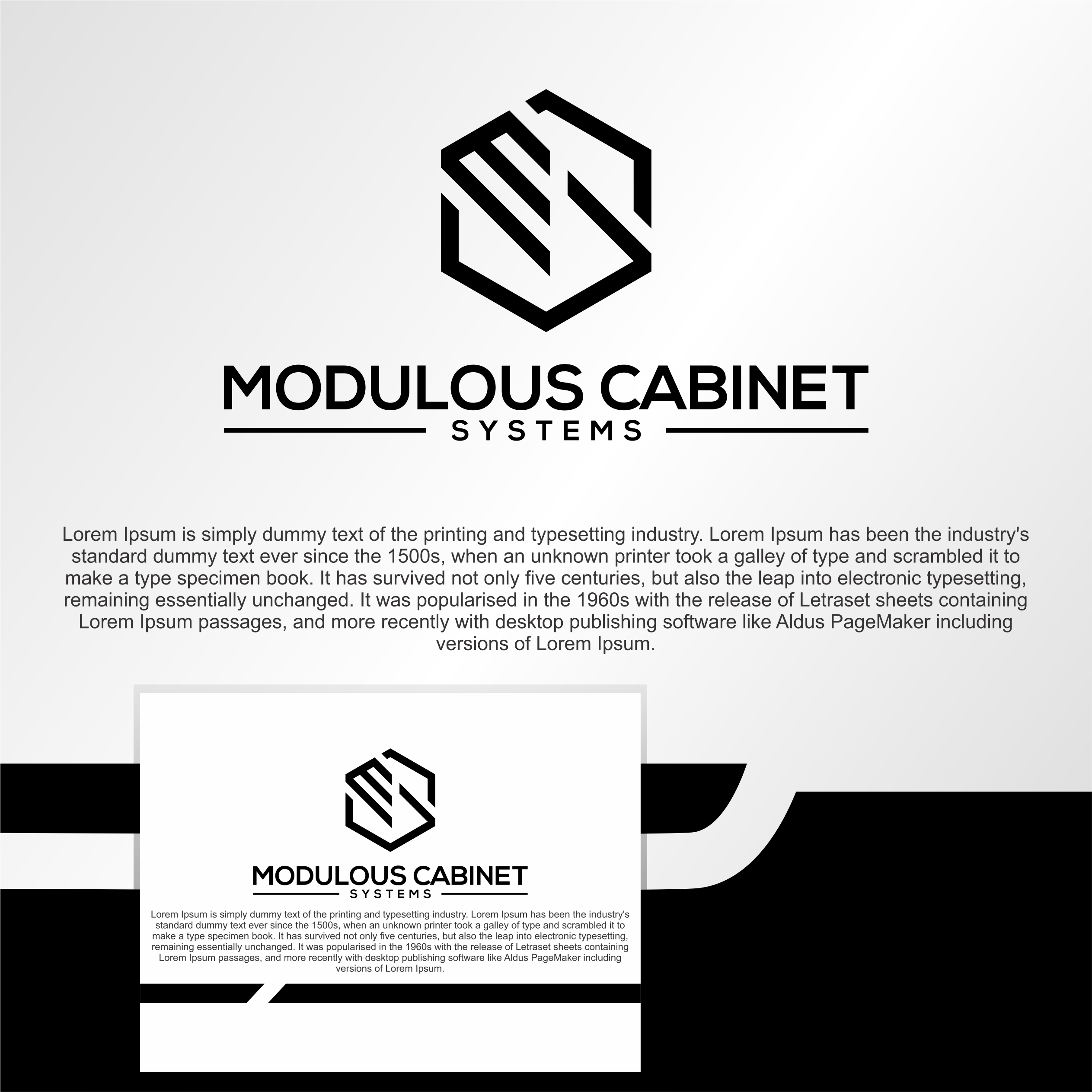 Logo Design by diego costa for Modulous Cabinet Systems | Design #33381486