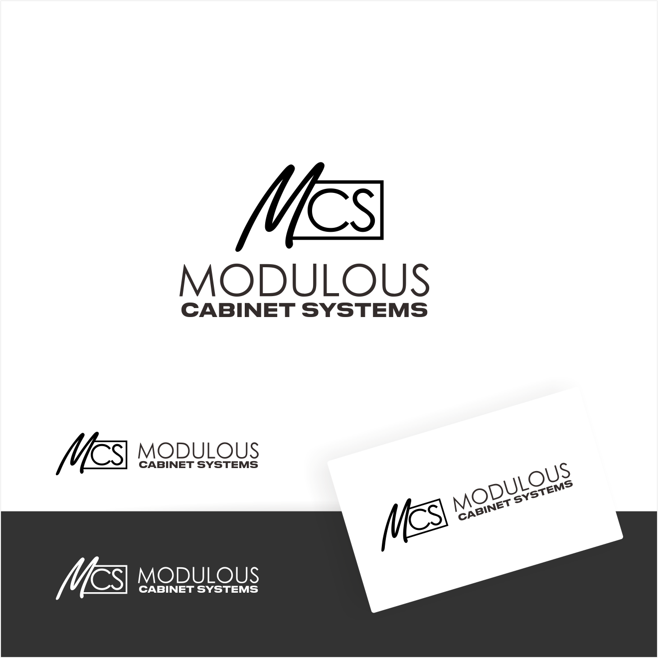 Logo-Design von Arham Hidayat für Modulous Cabinet Systems | Design #33400333