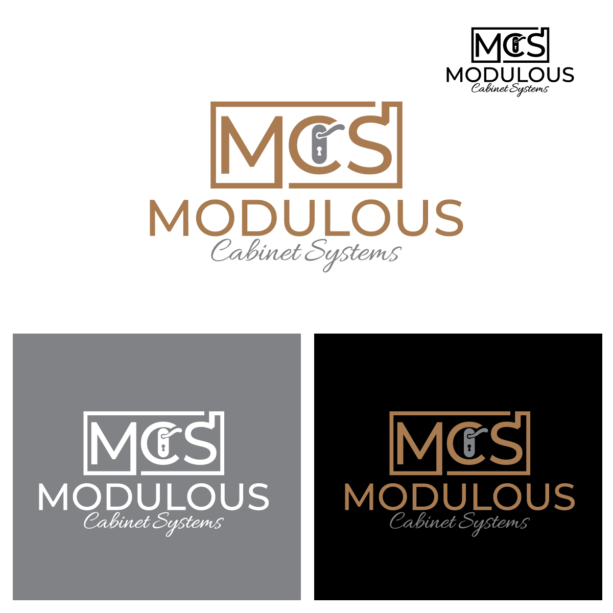 Logo Design by riya.mitra07j for Modulous Cabinet Systems | Design #33376308