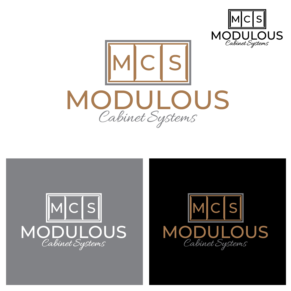 Logo Design by riya.mitra07j for Modulous Cabinet Systems | Design #33378747