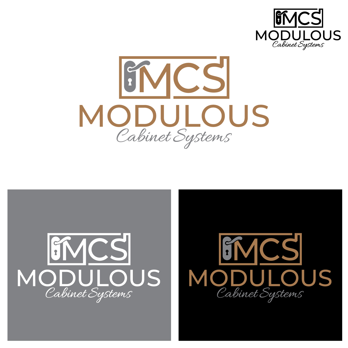 Logo Design by riya.mitra07j for Modulous Cabinet Systems | Design #33378750