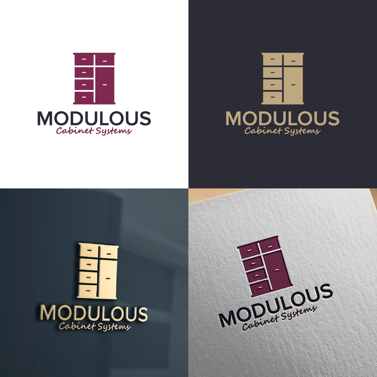 Logo Design by 4tech services for Modulous Cabinet Systems | Design #33377303