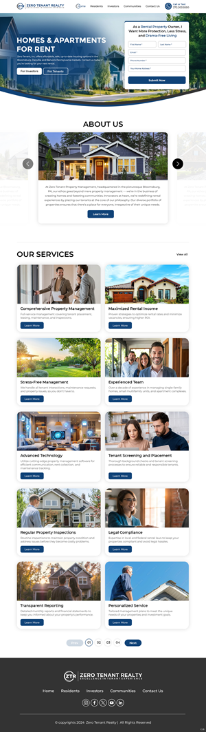 Web Design by pb for this project | Design #33382659