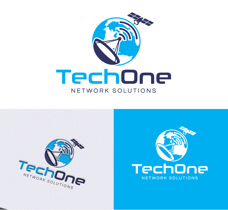 Logo Design by Cliping_path for TechOne Network Solutions | Design #33386107