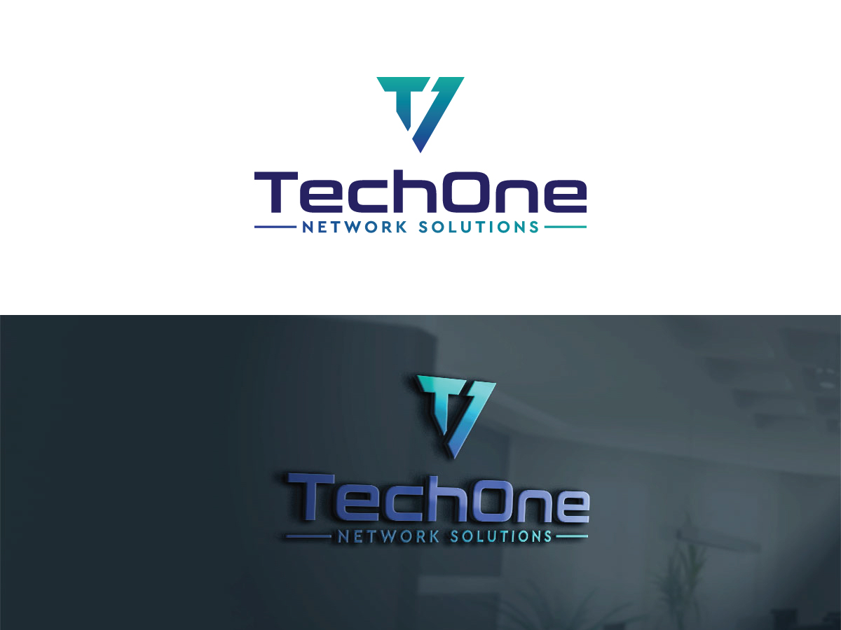 Logo Design by 439 Creations for TechOne Network Solutions | Design #33380379
