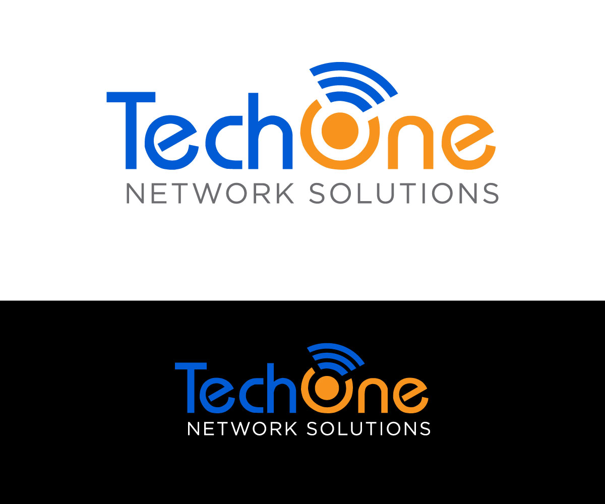 Logo Design by Kavth for TechOne Network Solutions | Design #33418393