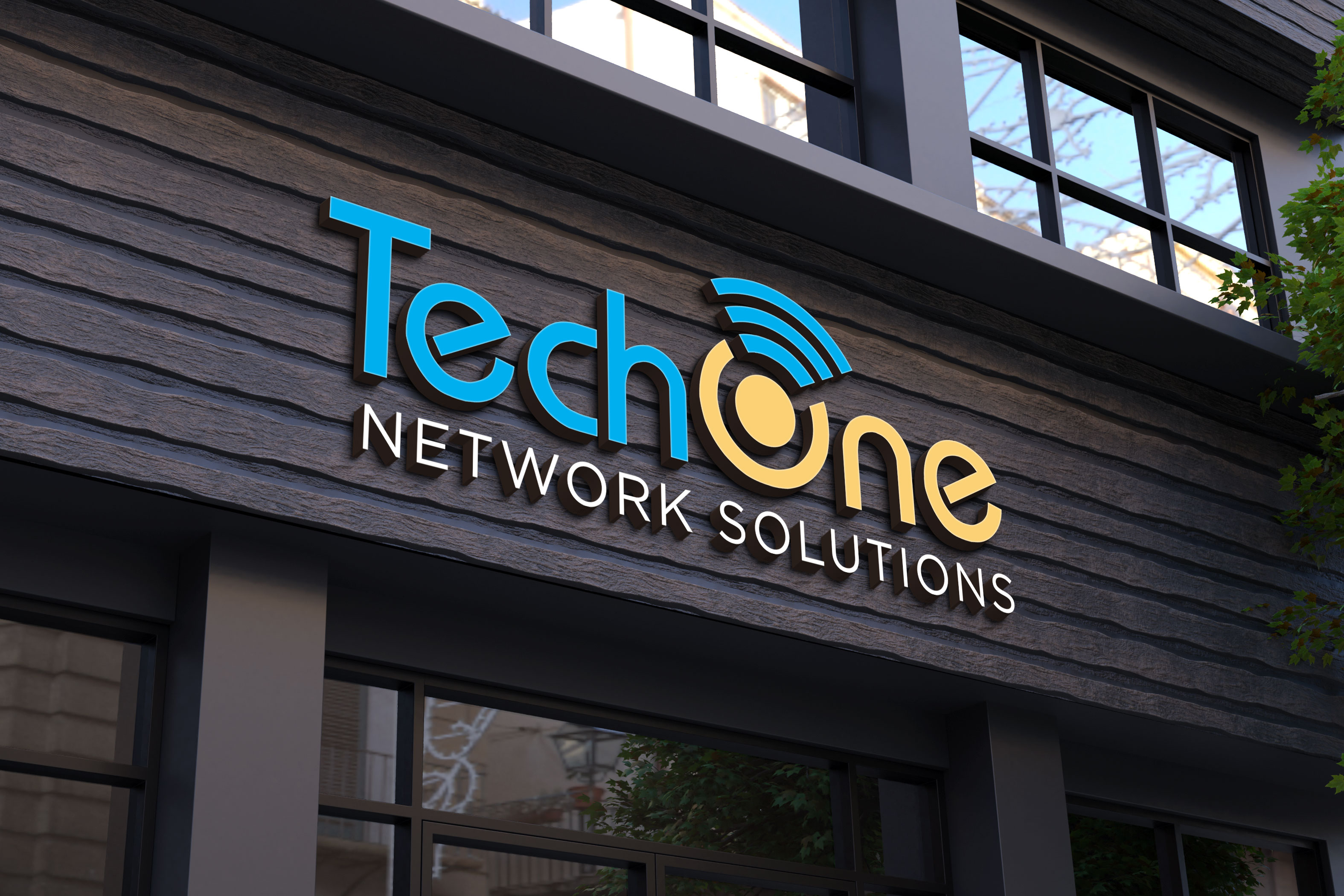Logo-Design von Kavth für TechOne Network Solutions | Design: #33425050
