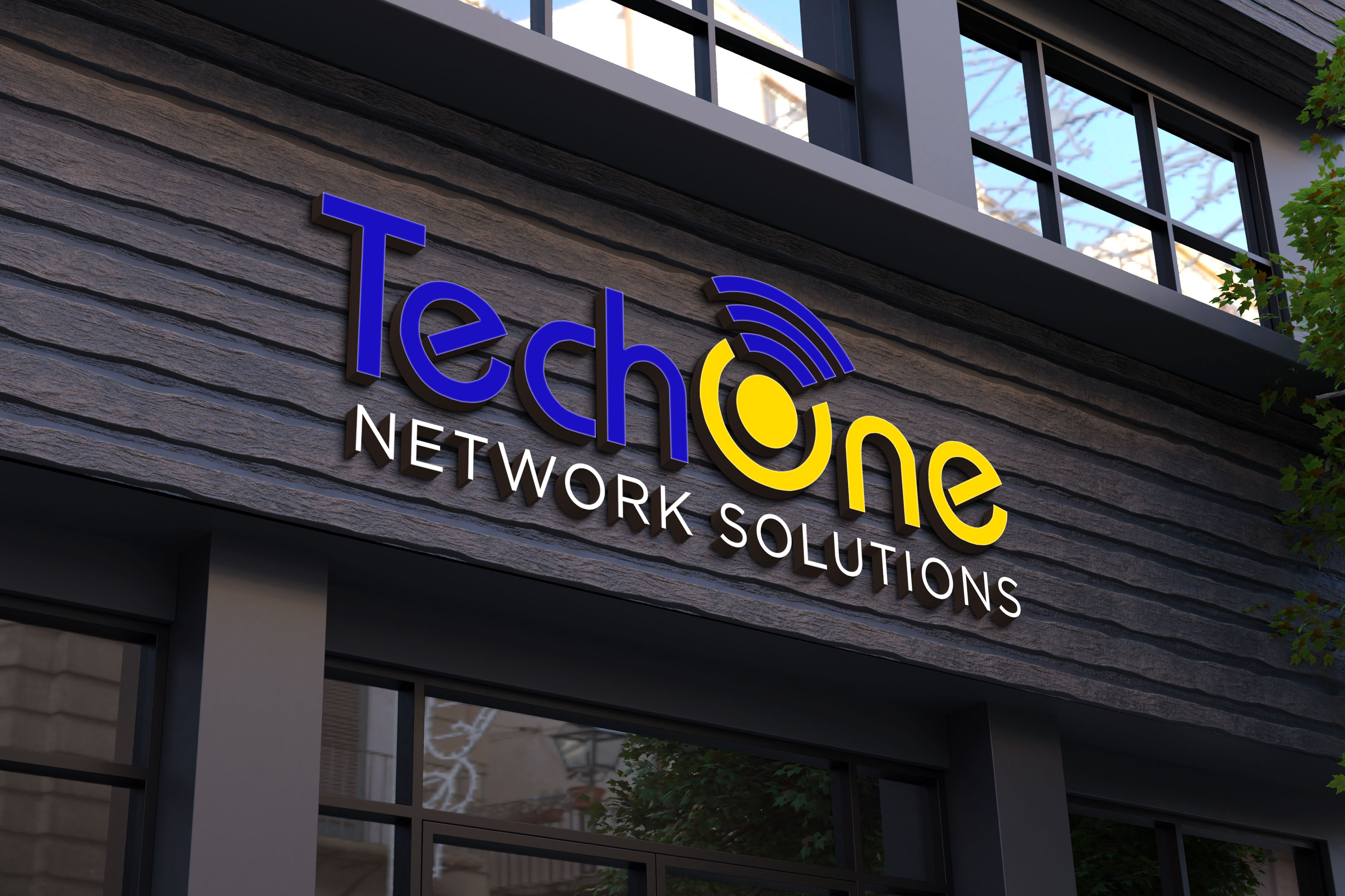 Logo Design by Kavth for TechOne Network Solutions | Design #33446251