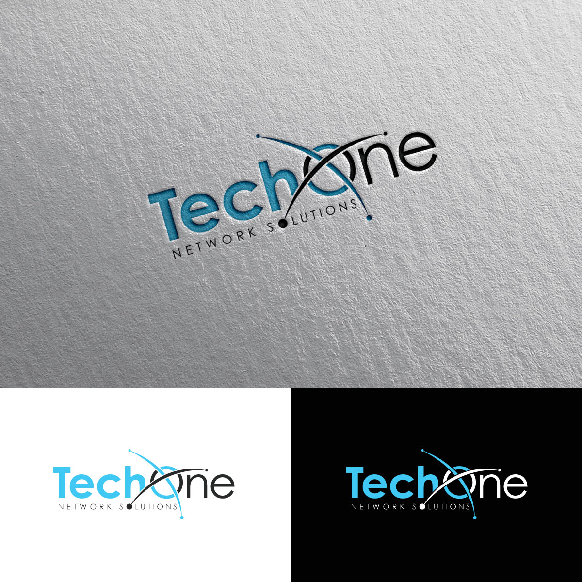 Logo Design by chris Ray for TechOne Network Solutions | Design #33379598