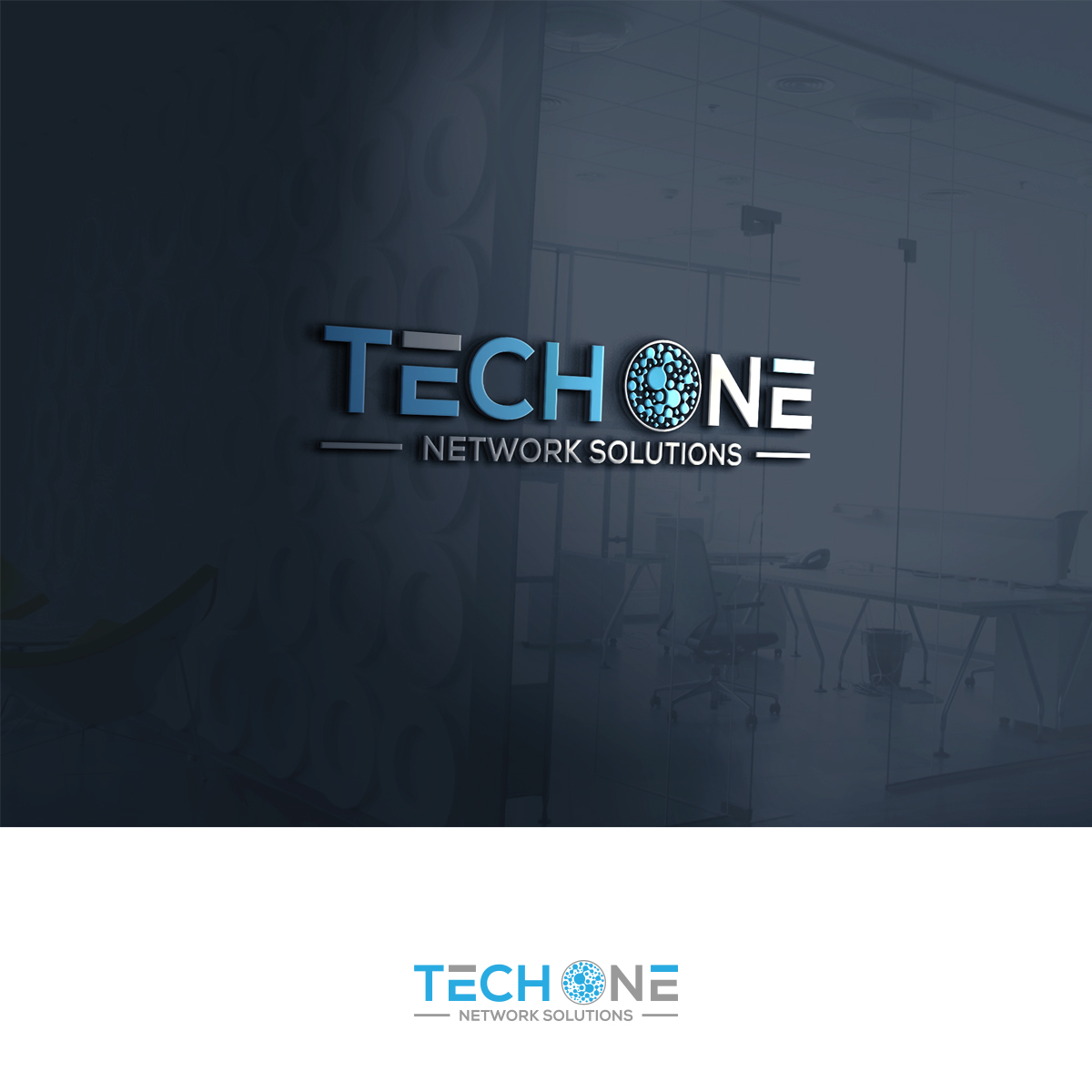 Diseño de Logo por mekail para TechOne Network Solutions | Diseño #33380527
