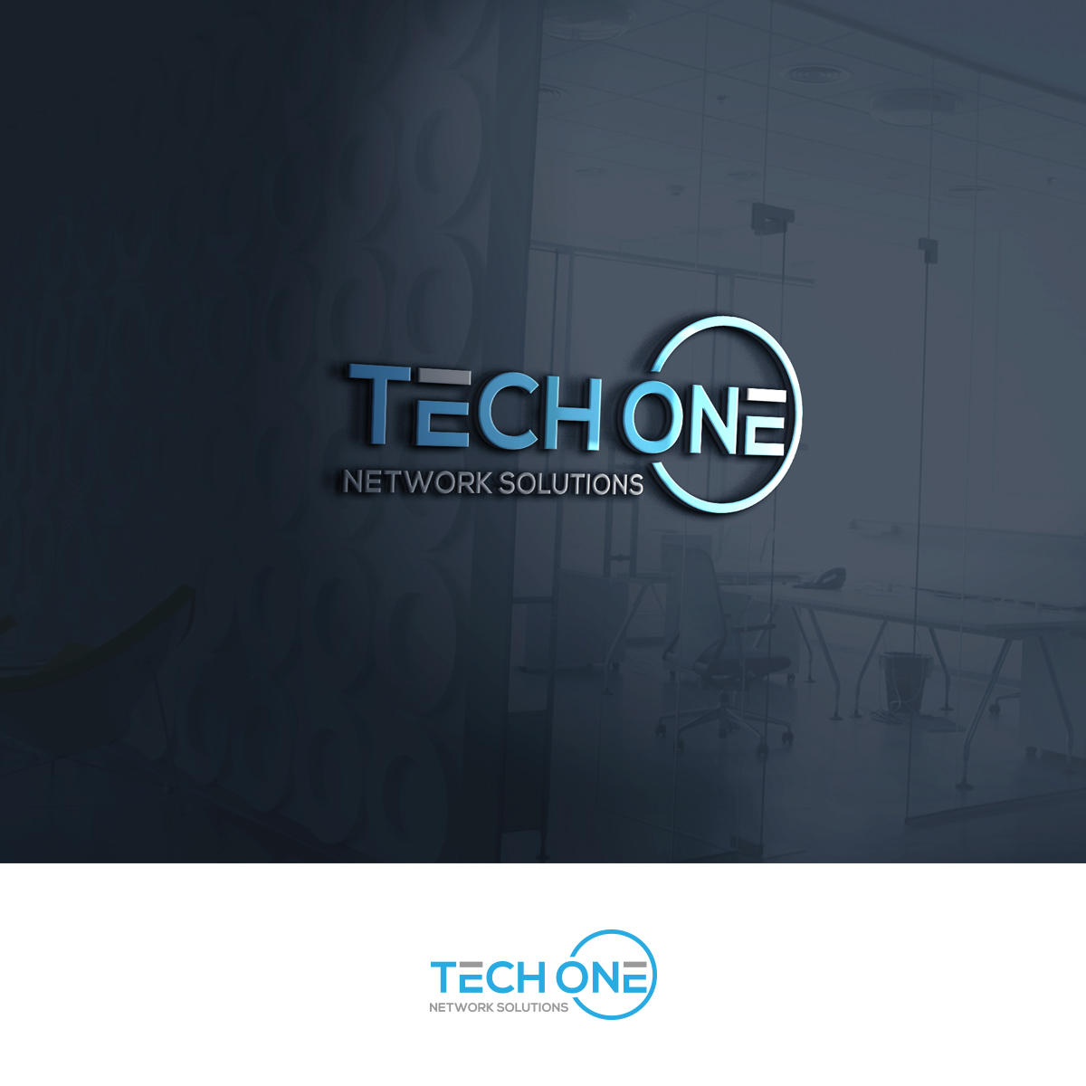 Diseño de Logo por mekail para TechOne Network Solutions | Diseño #33380528