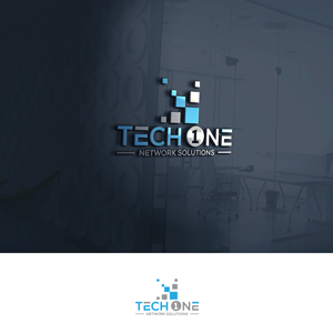 Logo Design by mekail for TechOne Network Solutions | Design: #33380530