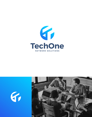 Logo Design by apik. for TechOne Network Solutions | Design: #33380458