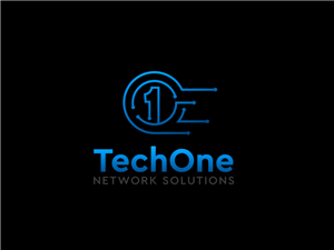 Logo Design by 4lv for TechOne Network Solutions | Design #33416671