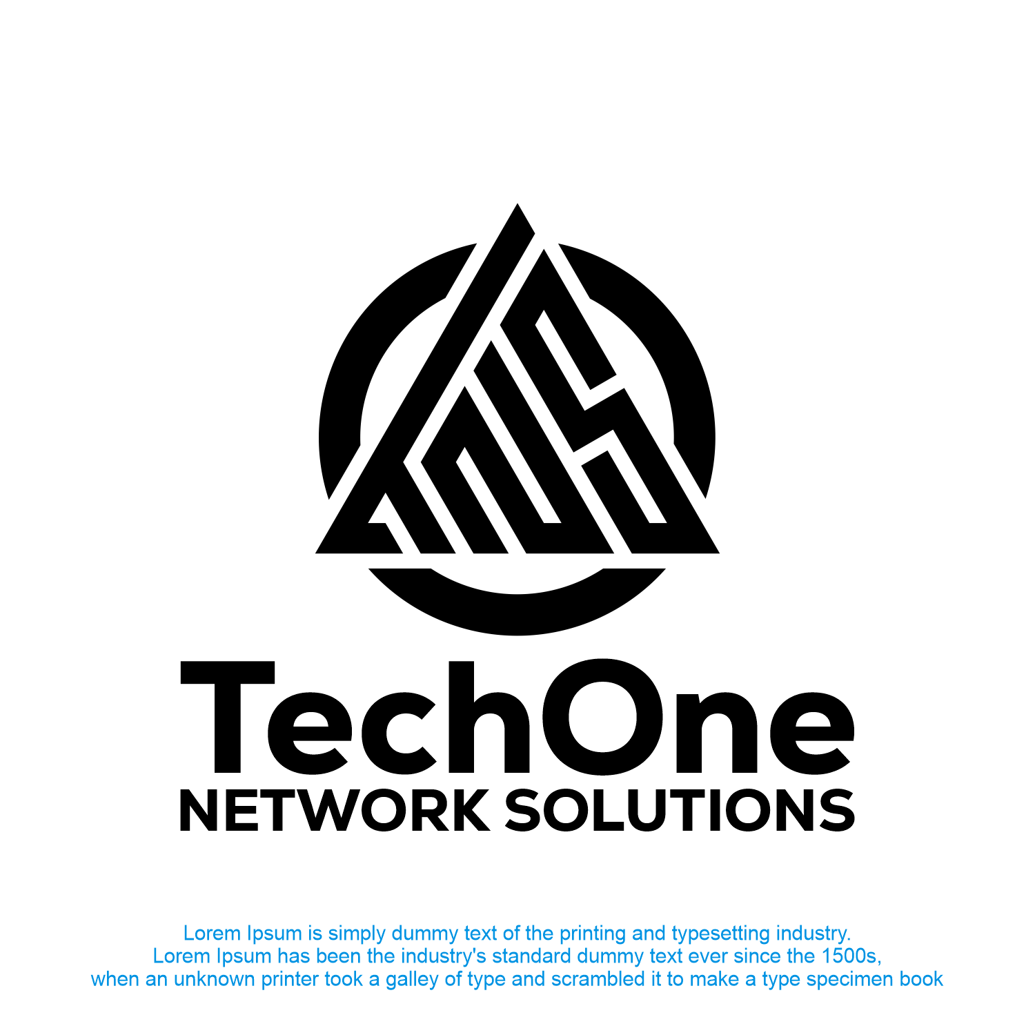 Logo Design by Eldmal for TechOne Network Solutions | Design #33388570