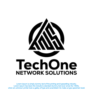 Logo Design by Eldmal for TechOne Network Solutions | Design: #33388570