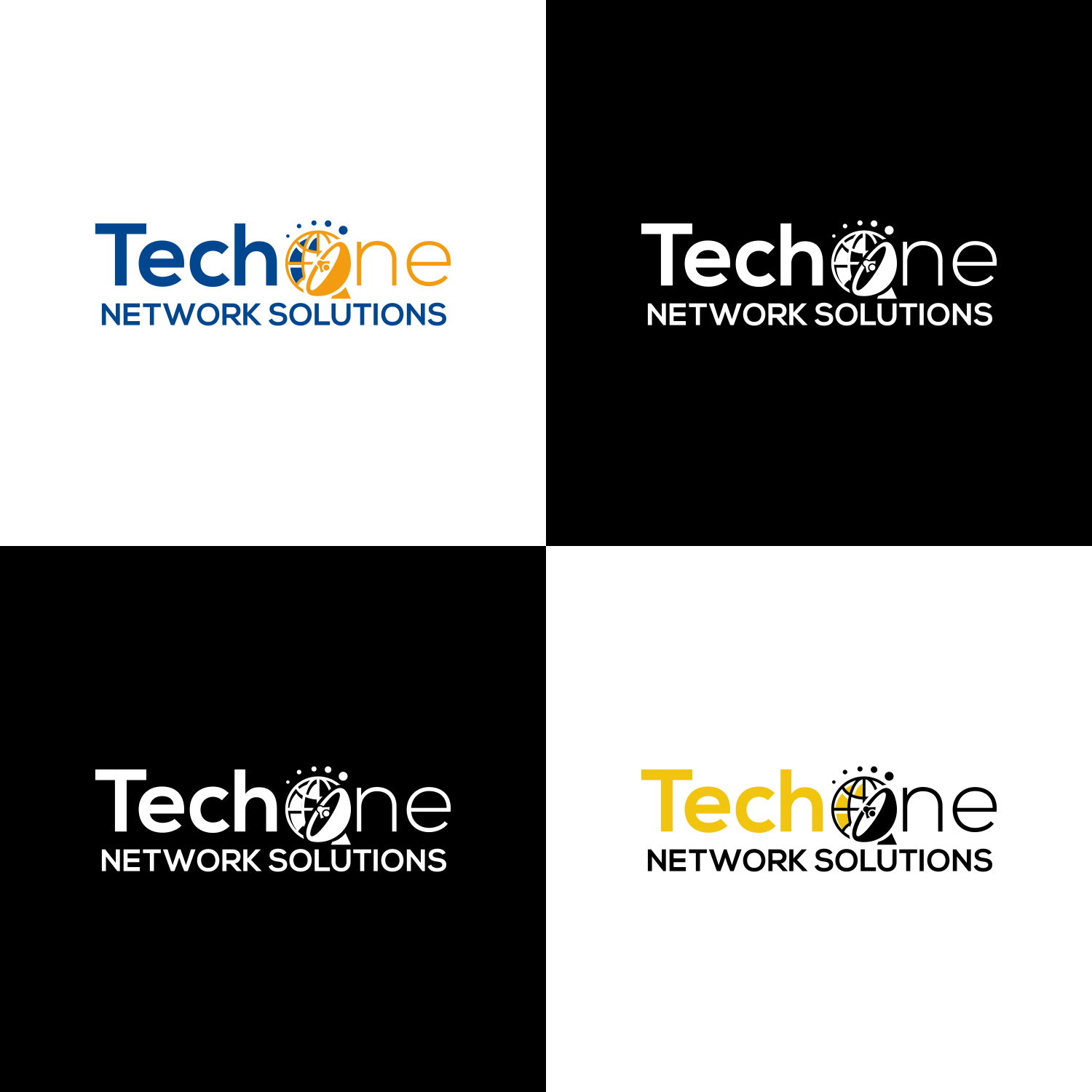 Logo Design by Apache Kretek for TechOne Network Solutions | Design #33396344