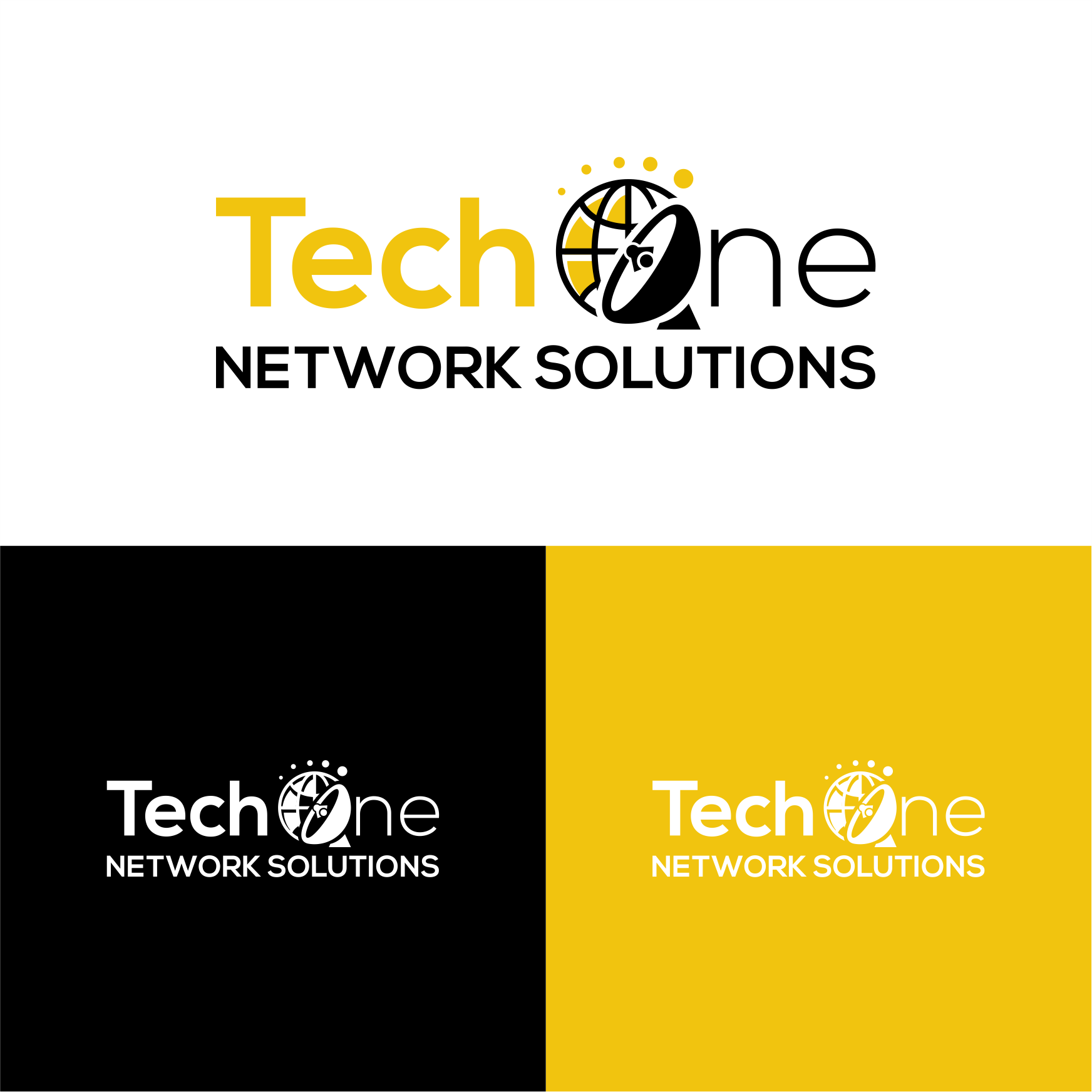 Logo Design by Apache Kretek for TechOne Network Solutions | Design #33396707
