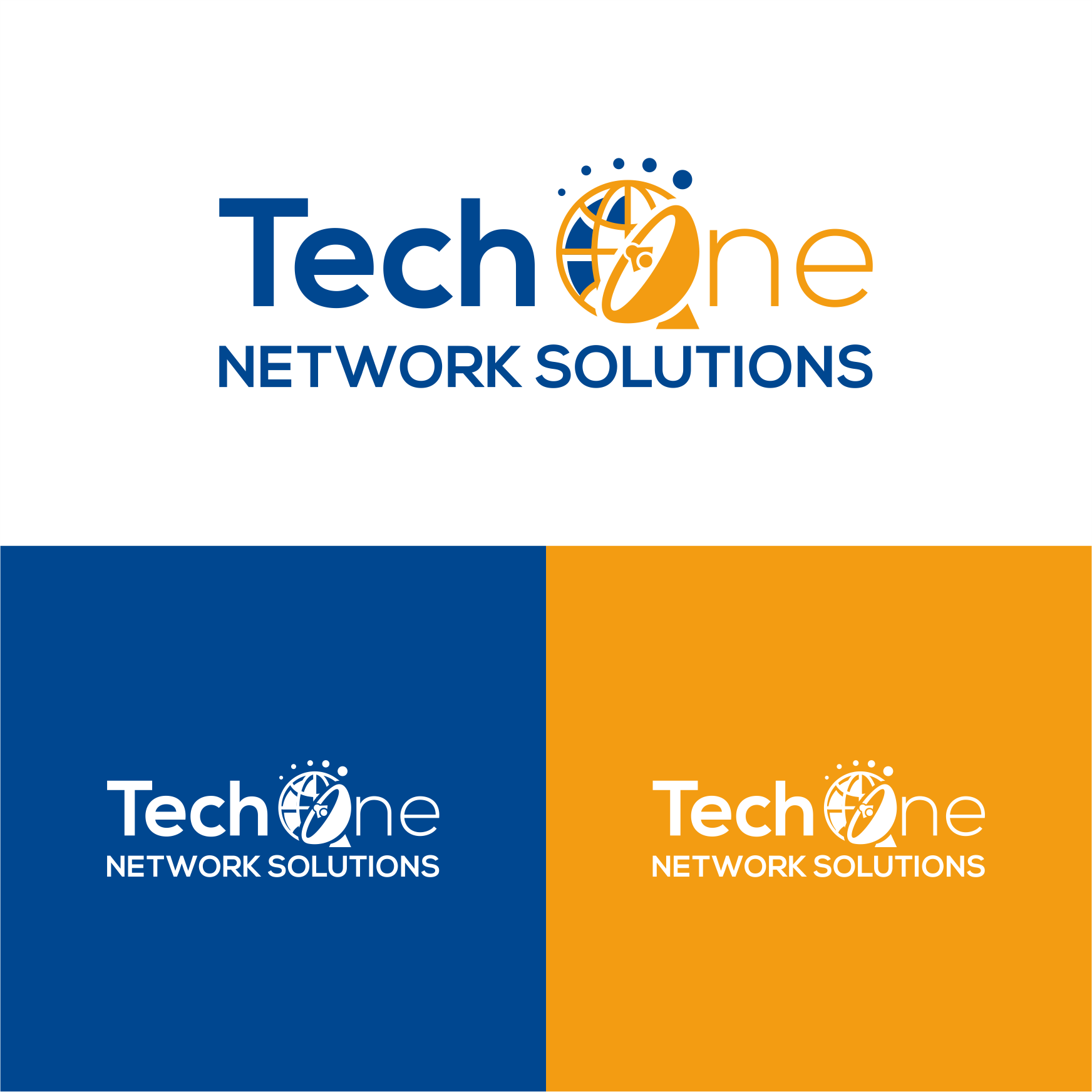 Logo Design by Apache Kretek for TechOne Network Solutions | Design #33396708