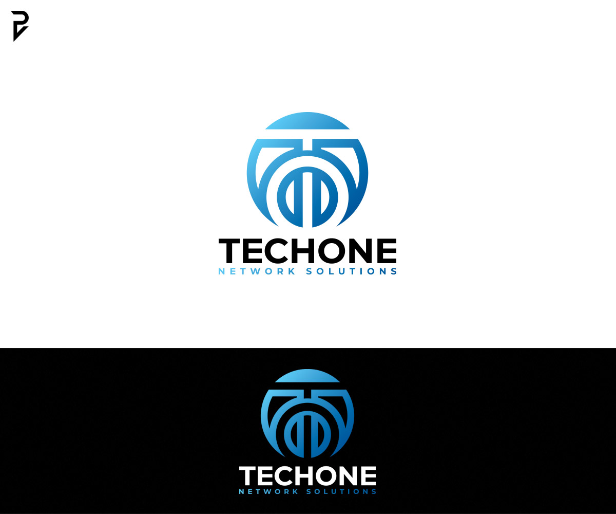 Logo Design by poisonvectors for TechOne Network Solutions | Design #33381920