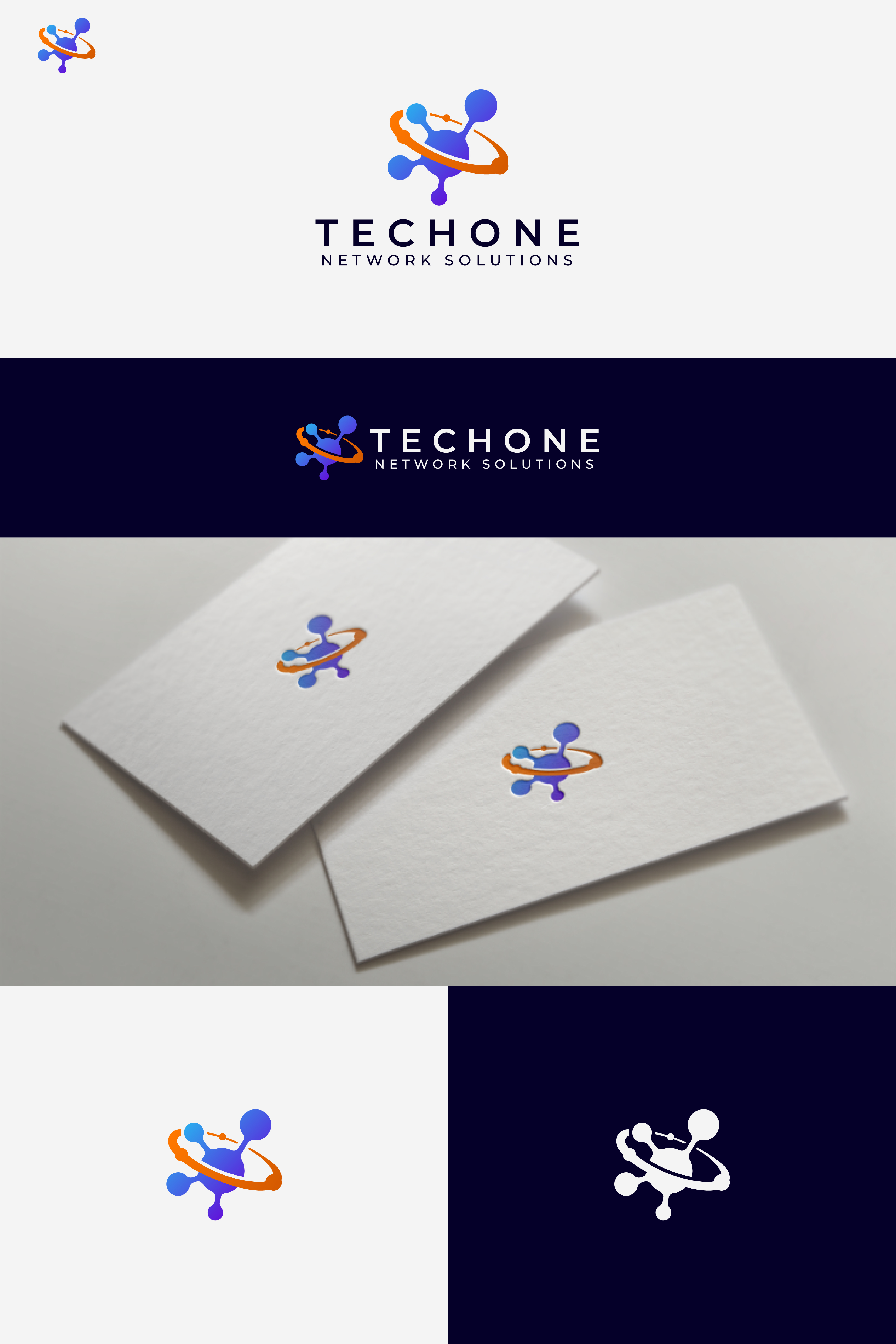 Logo-Design von Boril Std für TechOne Network Solutions | Design #33386235