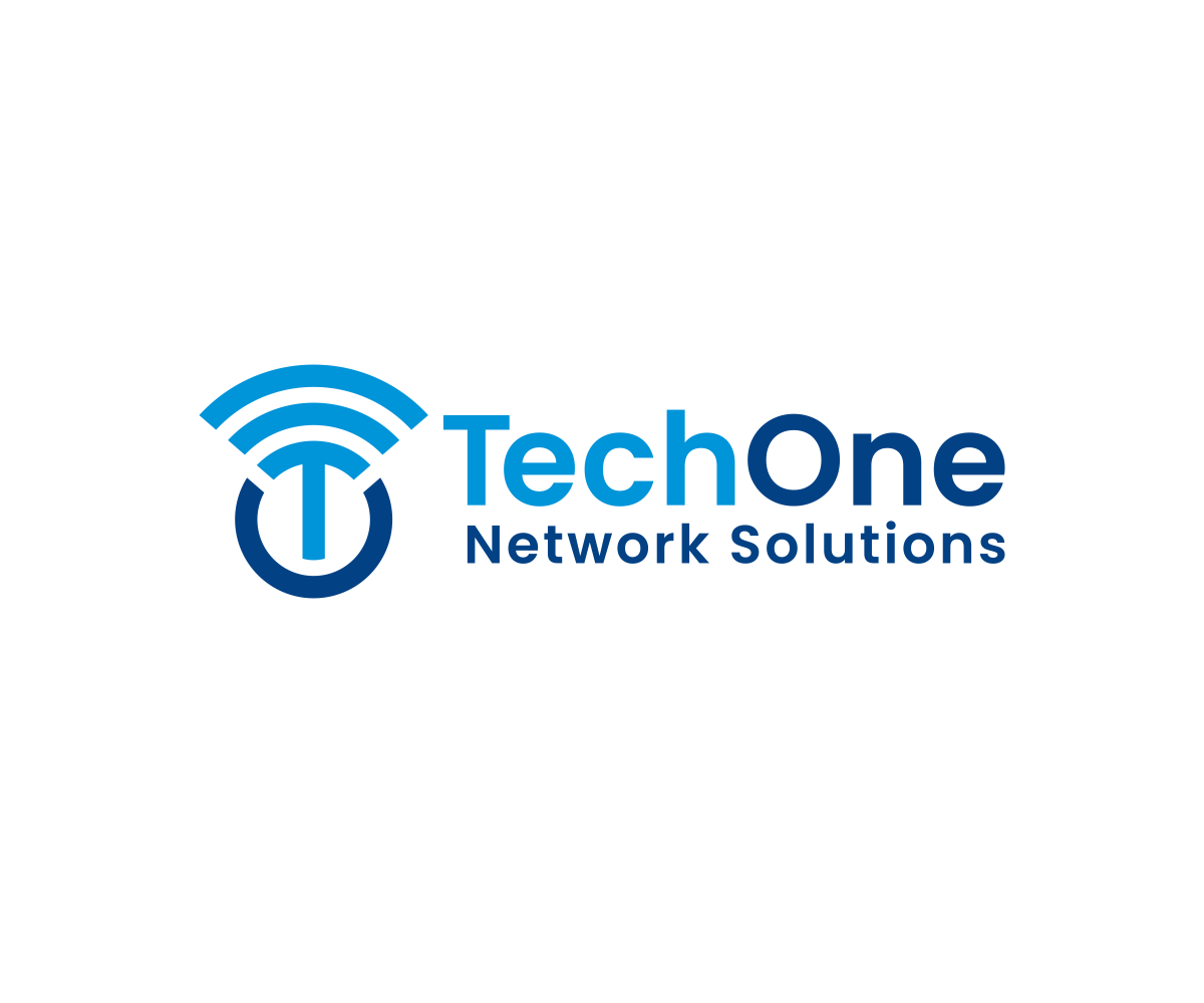 Diseño de Logo por gogastudio para TechOne Network Solutions | Diseño #33420843