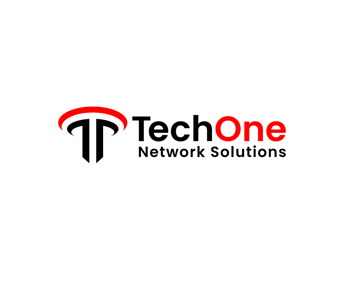 Diseño de Logo por gogastudio para TechOne Network Solutions | Diseño #33420874