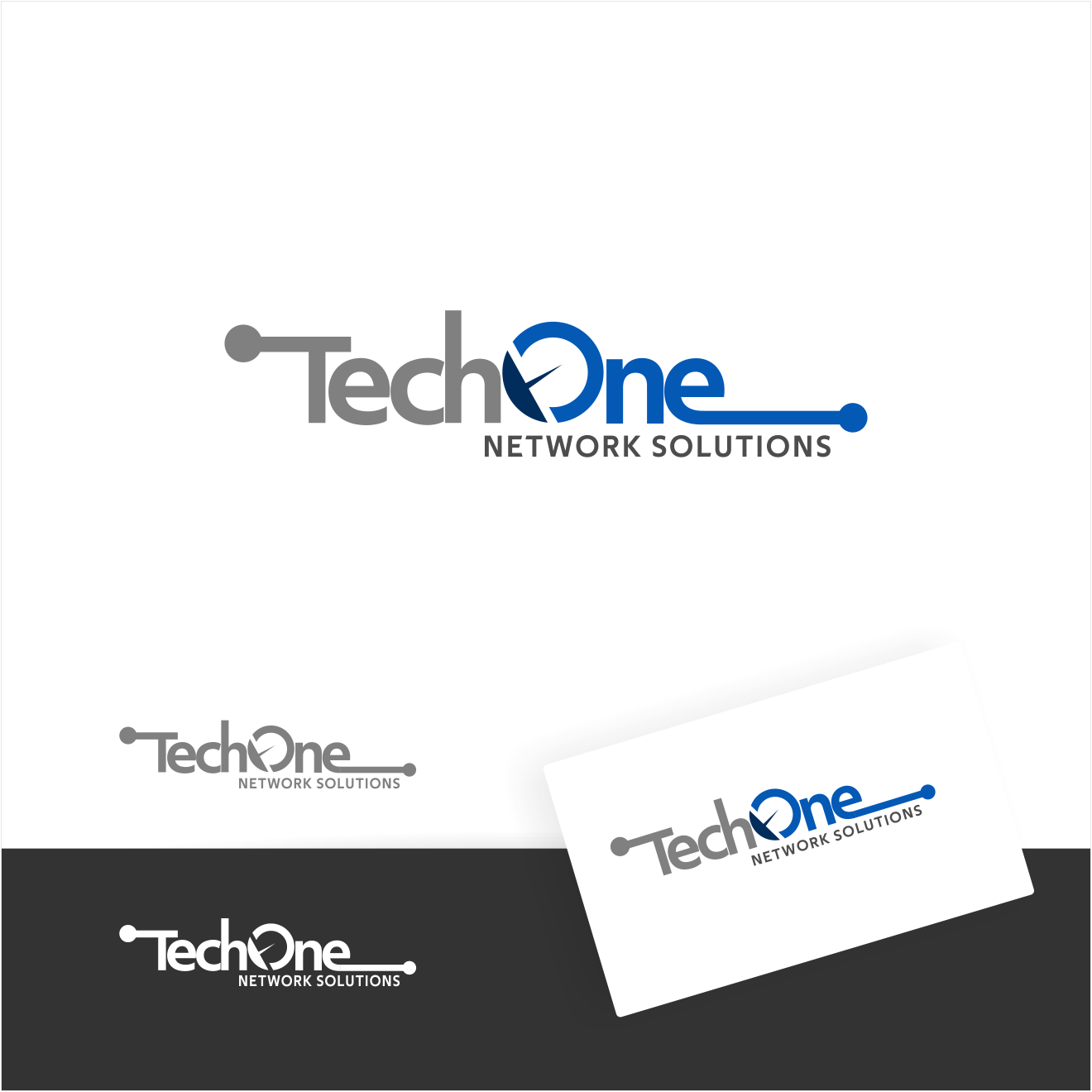 Logo-Design von Arham Hidayat für TechOne Network Solutions | Design #33400392